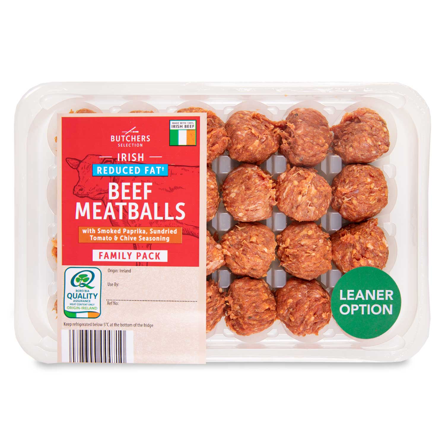 Irish Reduced Fat Beef Meatballs With Smoked Paprika Sundried Tomato